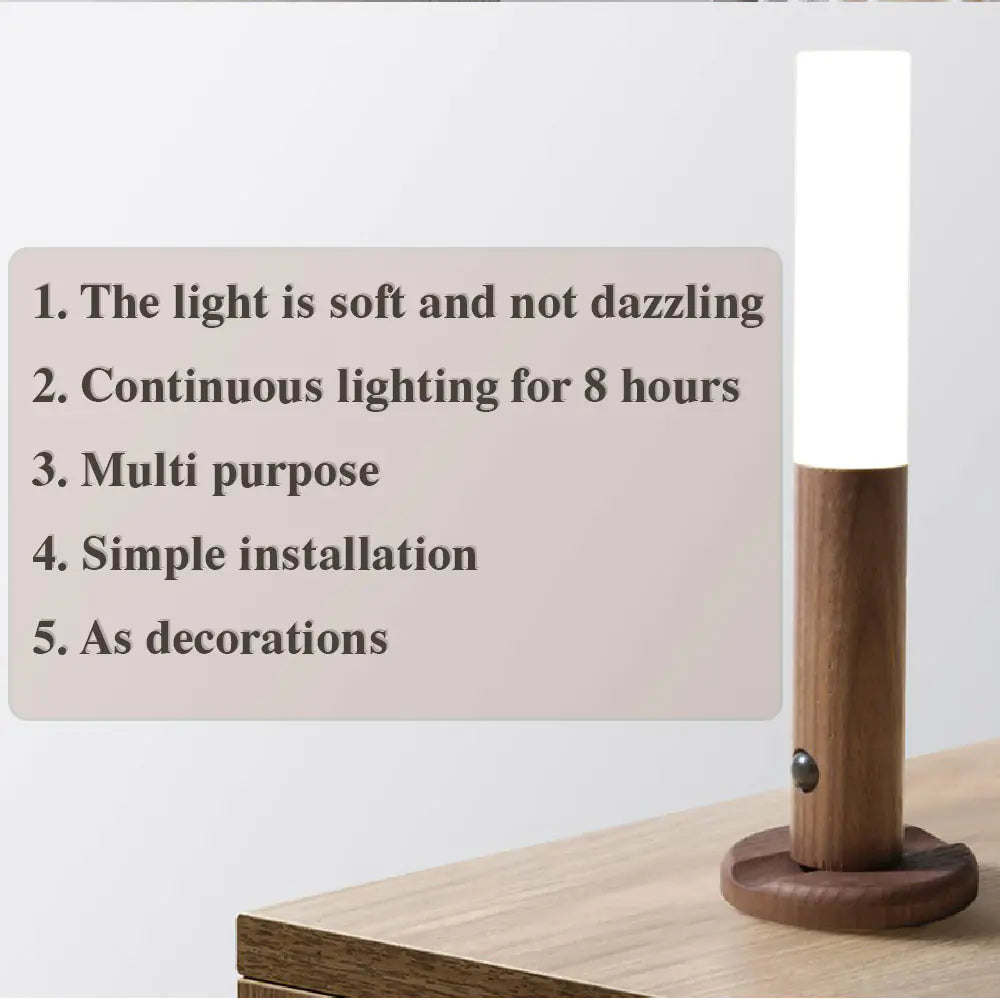 Wood Stick glow lamp